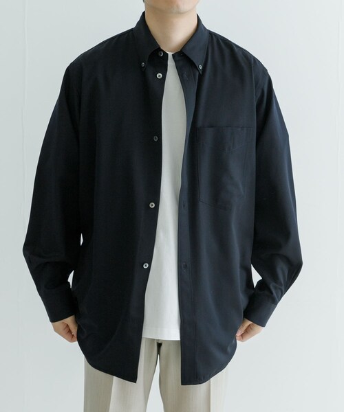 URBAN RESEARCH（アーバンリサーチ）の「nym　MINIMAL GAB BUTTONDOWN SHIRTS（シャツ/ブラウス・メンズ・NAVY/BLACK・M/L）」の20枚目の写真