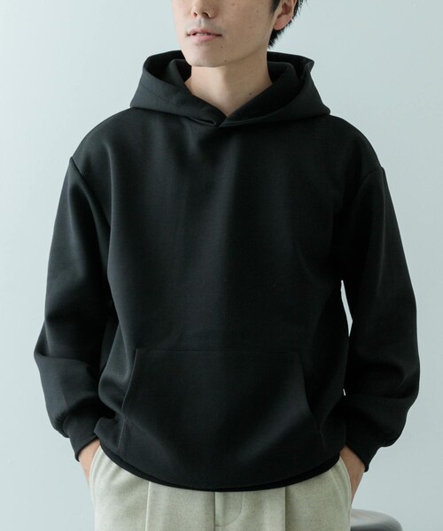 ITEMS URBANRESEARCH（アイテムズ アーバンリサーチ）の「ストレッチダンボール プルオーバーパーカー（パーカー・メンズ・BRN/BEG/BLK/YEL・M/L）」の9枚目の写真