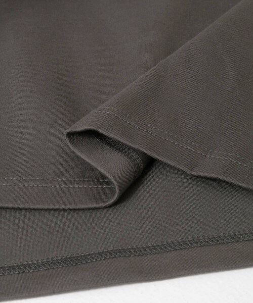 THE GOODLAND MARKET（ザグッドランドマーケット）の「『別注』MIDIUMISOLID×TGM　Recycled polyester PULLOVER（Tシャツ/カットソー・レディース・L.Beige/C.Gray/BLACK・one）」の14枚目の写真