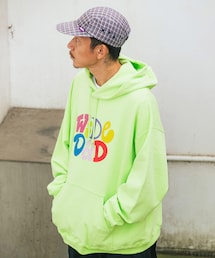 Wide Dad | Wide Dad GRAPHIC HOODIE WITH HATCH(パーカー)