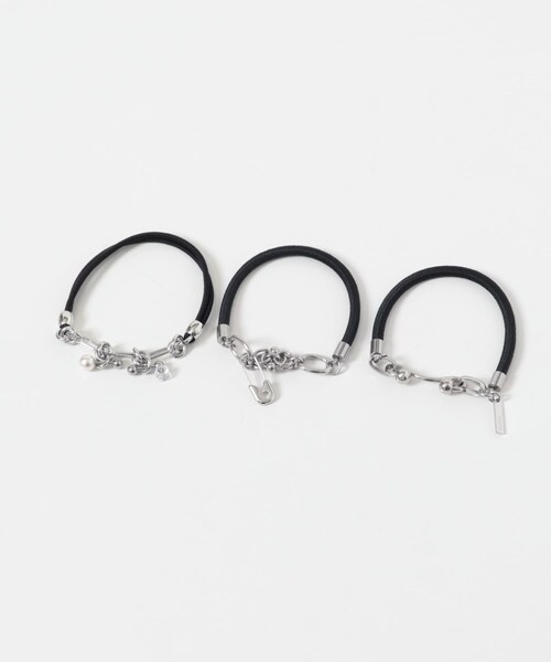 URBAN RESEARCH ROSSO（アーバンリサーチロッソ）の「heyep　Charms Hair Ties 3Piece Set（ヘアゴム・レディース・SILVER・-）」の2枚目の写真
