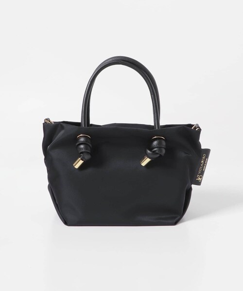 URBAN RESEARCH ROSSO（アーバンリサーチロッソ）の「『一部別注カラー』VIOLA d’ORO　BIANCA　XS（トートバッグ・レディース・BLKBLK/TAUPEBLK/BLKTAUPE/別注BRNNVY・XS）」の8枚目の写真