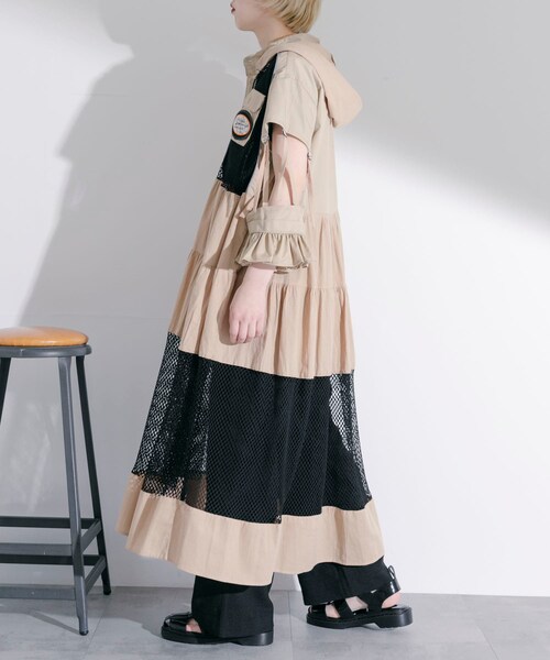 THE GOODLAND MARKET（ザグッドランドマーケット）の「old honey　-OH- 72℃ dress（ワンピース・レディース・beige/white・FREE）」の9枚目の写真