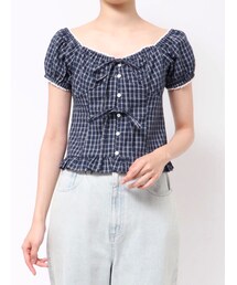 CALNAMUR | フリルカラーシャツ(シャツ/ブラウス)