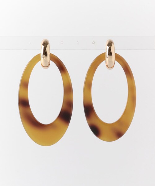URBAN RESEARCH ROSSO（アーバンリサーチロッソ）の「Opulen Earrings（イヤリング・レディース・TORTOISE・-）」の2枚目の写真