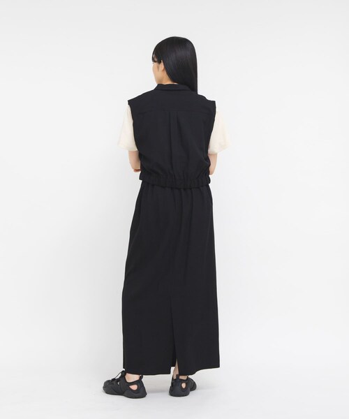 KBF（ケイビーエフ）の「タックブラウスSETスカート（セットアップ・レディース・IVORY/BLACK/ACID KHAKI・One）」の20枚目の写真