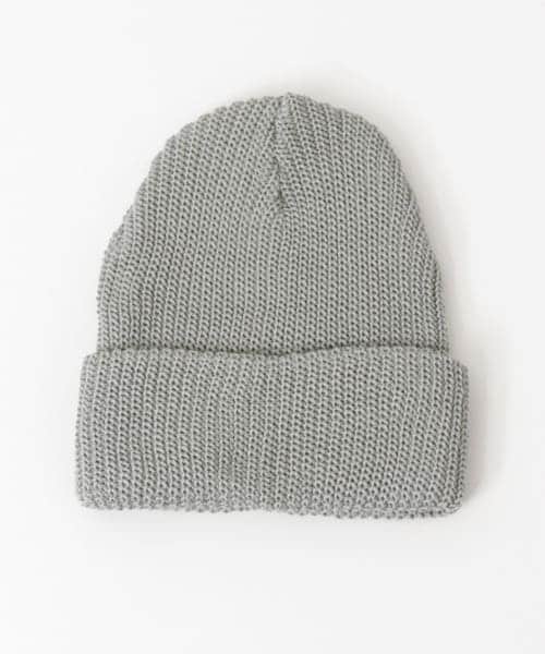 URBAN RESEARCH（アーバンリサーチ）の「jujube　コットンニットワッチ（ニットキャップ/ビーニー・レディース・PINK/BLACK/L.GRY/NAVY/GOLD・-）」の2枚目の写真