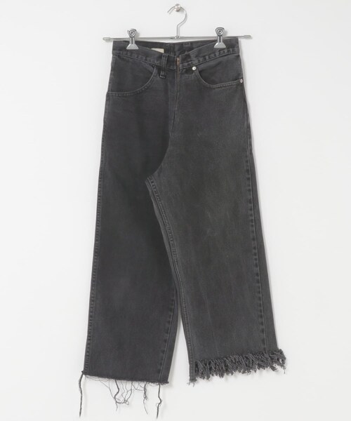 THE GOODLAND MARKET（ザグッドランドマーケット）の「fringe denim PT-BLACK（デニムパンツ・レディース・black1/black2/black3/black4/black5/black6/black7/black8/black9/black10/black11/black12/black13/black14/black15・26/28）」の10枚目の写真