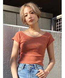 EMODA | ショートリブトップ(Tシャツ/カットソー)