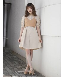 dazzlin | ビスチェシャツワンピース(ワンピース)