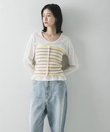 URBAN RESEARCH | マルチボーダーニットビスチェ(ニット/セーター)