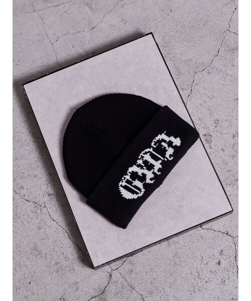 GYDA(ジェイダ)の「GYDAニットCAP(ニットキャップ/ビーニー・レディース・オフホワイト/ブラック・F)」の10枚目の写真