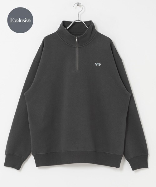 URBAN RESEARCH DOORS(アーバンリサーチドアーズ)の「『別注』PENNEYS×DOORS THE FOX ハーフジップスウェット(スウェット・メンズ・ASH GRAY/CHARCOAL/PURPLE・M/L/XL)」の11枚目の写真