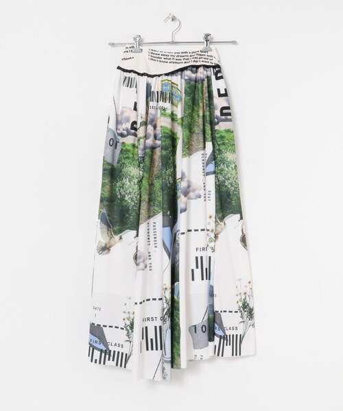 THE GOODLAND MARKET（ザグッドランドマーケット）の「old honey　61℃skirt（スカート・レディース・white/yellow・one）」の10枚目の写真