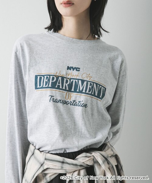 URBAN RESEARCH（アーバンリサーチ）の「GOOD ROCK SPEED 　ロングスリーブカットソー（Tシャツ/カットソー・レディース・OFF WHITE/ASH GRAY・Free）」の13枚目の写真