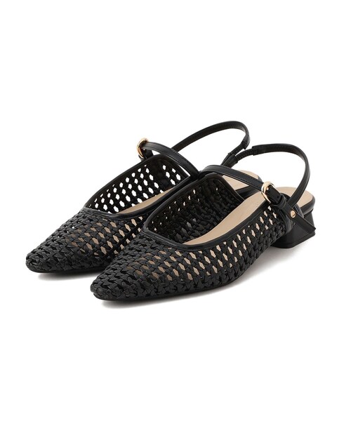 ROPE' PICNIC(ロペピクニック)の「メッシュミュールパンプス(パンプス・レディース・ブラック/ブラウン・L/M/S)」の7枚目の写真