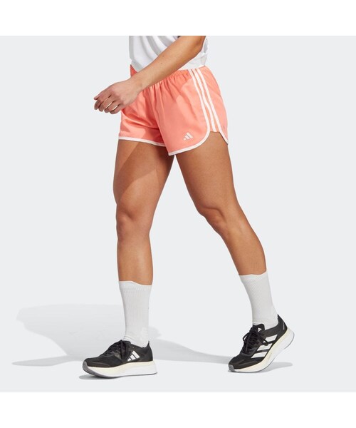 adidas(アディダス)の「マラソン 20 ランニングショーツ(パンツ・レディース・ブラック/パープル/オレンジ/セミフラッシュアクア・S-4inch丈/M-4inch丈/L-4inch丈/XL-4inch丈/2XL-4inch丈/3XL-4inch丈/S2/M2/L2/XL2/2XL2/XS-4inch丈/M 4/L 4/M-3inch丈/XS-3inch丈/L-3inch丈/3XL2/XS2/S-3inch丈/XL-3inch丈/2XL-3inch丈/3XL-3inch丈)」の11枚目の写真