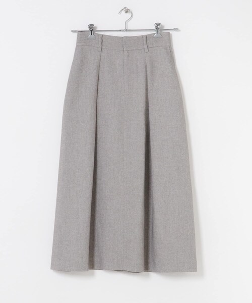 URBAN RESEARCH ROSSO（アーバンリサーチロッソ）の「タックスカート（スカート・レディース・LIGHTGRAY/BROWN・36/38）」の13枚目の写真