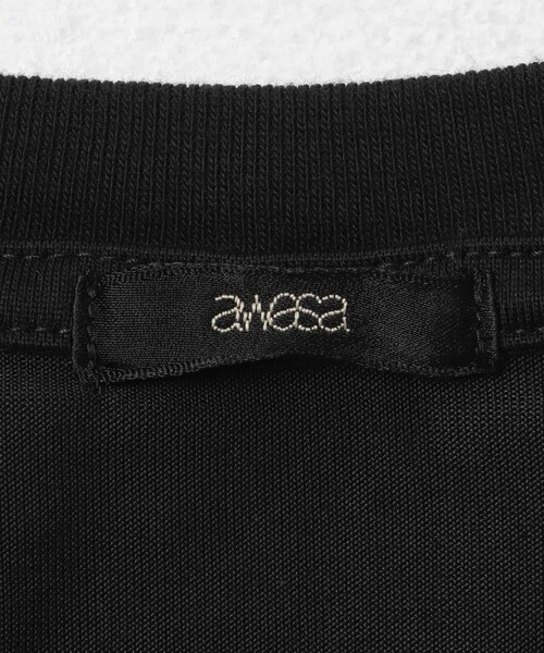 URBAN RESEARCH DOORS(アーバンリサーチドアーズ)の「awasa ブリーズジャージー Tシャツ(Tシャツ/カットソー・メンズ・WHITE/BLACK・1/2/3)」の13枚目の写真