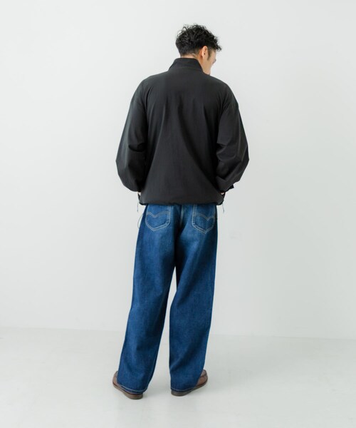 URBAN RESEARCH（アーバンリサーチ）の「NYLON DRY STRETCH JACKET（テーラードジャケット・メンズ・BLACK/BURGUNDY・M/L）」の14枚目の写真