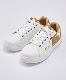 nissen | 【ゆったり幅広】moz（モズ）軽量ビックロゴスニーカー（ワイズ４Ｅ）(スニーカー)