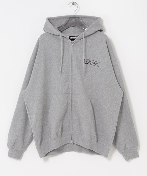URBAN RESEARCH（アーバンリサーチ）の「LOTTO　itteki LOGO ZIP HOODIE（パーカー・メンズ・BLACK/GRAY・M/L/XL/XXL）」の2枚目の写真