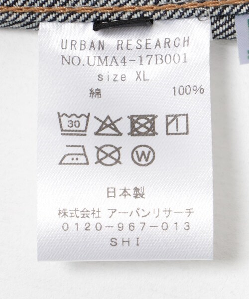 URBAN RESEARCH(アーバンリサーチ)の「SHIOTA スーピマDENIM JACKET #BEN(デニムジャケット・メンズ・INDIGO・S/M/L/XL)」の16枚目の写真