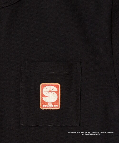 bonjour records(ボンジュールレコーズ)の「The Strokes for bonjour records S/S pocket Tee ザ・ストロークス オフィシャル ポケットTシャツ(Tシャツ/カットソー・レディース・ブラック/ホワイト・L/M/XL)」の10枚目の写真