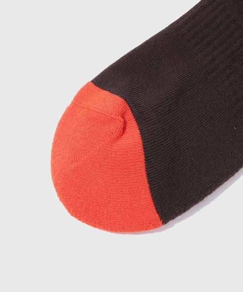 ADAM ET ROPE'（アダムエロペ）の「【Etudes Studio/エチュードストゥディオ】RIB SOCKS BLOCK（ソックス/靴下・メンズ・ダークブラウン・F）」の4枚目の写真