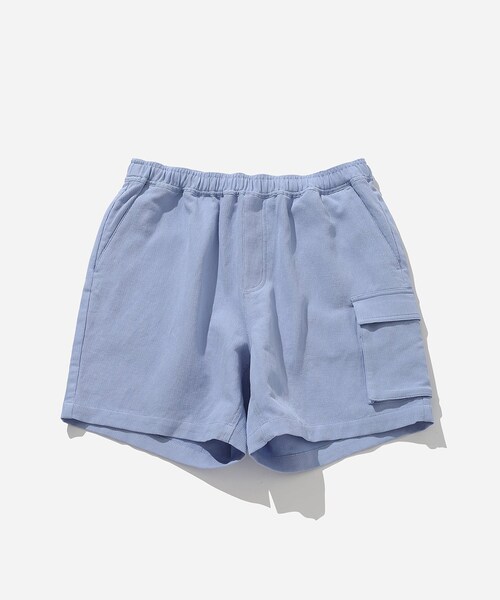Saturdays NYC（サタデーズ ニューヨークシティ ）の「Theo Seersucker Cotton Short（その他パンツ・レディース・オリーブ/サックス・M/S/XS/L）」の10枚目の写真