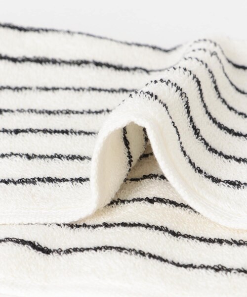 SMELLY（スメリー）の「TETO　SUPIMA COTTON HANDTOWEL（ハンカチ/ハンドタオル・レディース・WH/BK・-）」の10枚目の写真