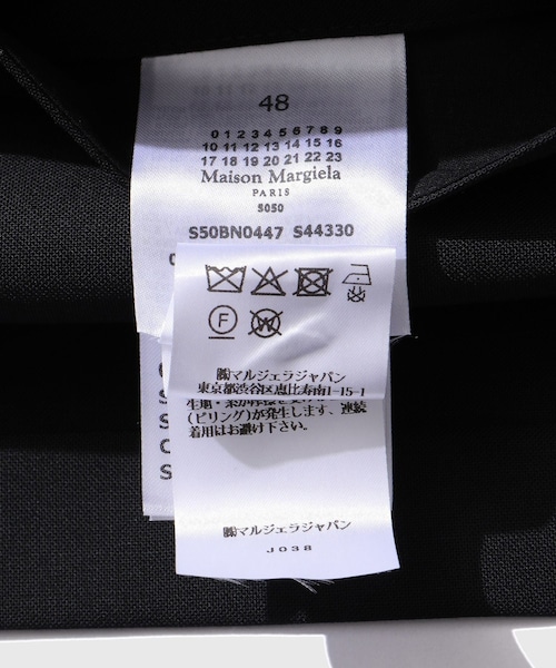 ADAM ET ROPE'(アダムエロペ)の「【Maison Margiela/メゾン マルジェラ】CARDI JACKET(ノーカラージャケット・メンズ・ブラック・46/48/50)」の15枚目の写真