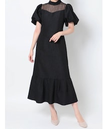 LAGUNAMOON | LADYジャガードフォルムドレス(ドレス)