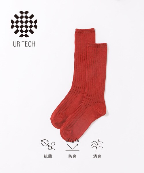 URBAN RESEARCH（アーバンリサーチ）の「『URTECH』太リブソックス（その他アンダーウェア/インナー・レディース・BLACK/BROWN/RED・22-24）」の5枚目の写真