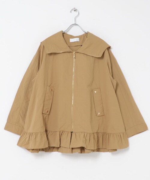 URBAN RESEARCH ROSSO（アーバンリサーチロッソ）の「Mewl　フリルマウンテンパーカー（マウンテンパーカー・レディース・BEIGE/BLACK・Free）」の17枚目の写真