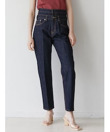 LAGUNAMOON | ダブルウエストデニムパンツ(デニムパンツ)