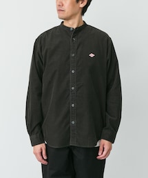 URBAN RESEARCH DOORS | DANTON BAND COLLAR SHIRTS LONG-SLEEVE(シャツ/ブラウス)