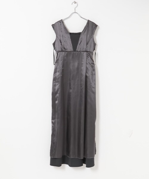 URBAN RESEARCH ROSSO（アーバンリサーチロッソ）の「ANDRESD　TULLE FRILL PEPLUM DRESS（ワンピース・レディース・CHARCOAL・S/M）」の17枚目の写真