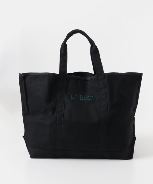 URBAN RESEARCH DOORS(アーバンリサーチドアーズ)の「L.L.Bean GROCERY TOTE LOGO LARGE(トートバッグ・レディース・BLACK/PLATINUM/BROWN/BEIGE/NATURAL/INDIGO・One)」の8枚目の写真