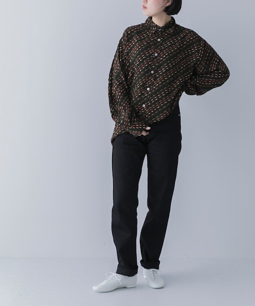 URBAN RESEARCH（アーバンリサーチ）の「『ユニセックス』スーピマ DENIM パンツスリム #RAMONE　by SHIOTA（デニムパンツ・メンズ・INDIGO/BLACK・28/30/32/34/24/26）」の14枚目の写真