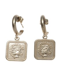 EVRIS | SQUARE COIN SIMPLE ピアス(ピアス(両耳用))