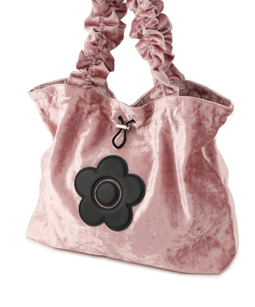 VIS(ビス)の「【MARY QUANT×VIS】フリルハンドルベロアトートバッグ(トートバッグ・レディース・ブラック/ピンク系・F)」の12枚目の写真