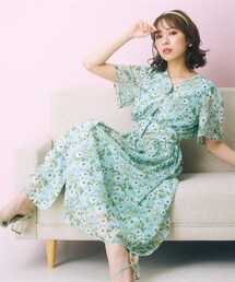 marun | 大きいサイズフラワープリントワンピースmarun(ワンピース)