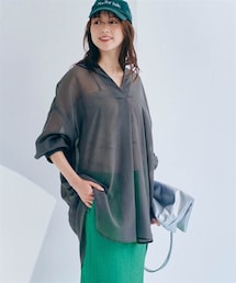 nissen | シアースキッパーシャツチュニック(チュニック)