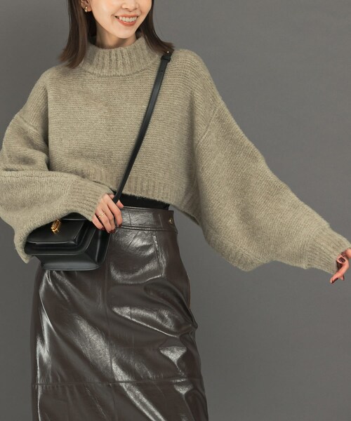 URBAN RESEARCH ROSSO（アーバンリサーチロッソ）の「クロップドマルチウェイニット（ニット/セーター・レディース・beige/aqua・FREE）」の11枚目の写真