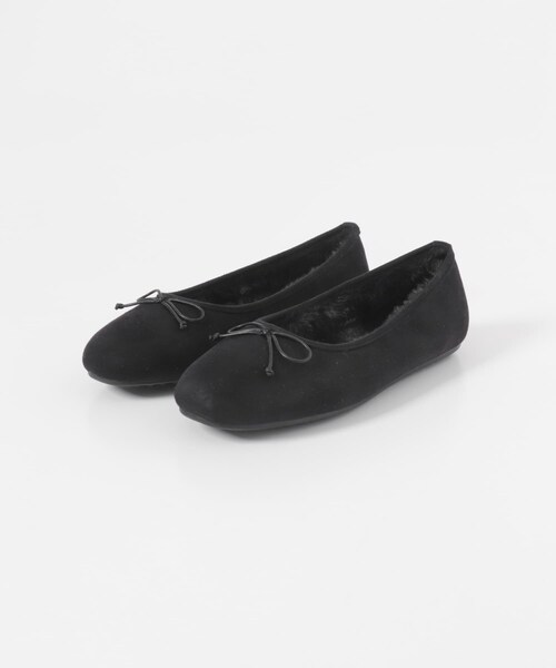 RODE SKO（ロデスコ）の「撥水フラッフィーバレエシューズ（バレエシューズ・レディース・BLACK/DARK BROWN/MOCHA・36/37/38/39）」の14枚目の写真