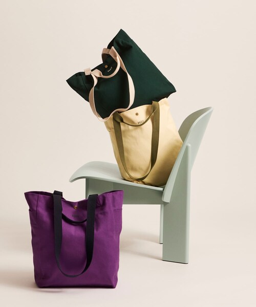 SENSE OF PLACE by URBAN RESEARCH（センスオブプレイスバイアーバンリサーチ）の「HAY　Everyday Tote Bag（トートバッグ・メンズ・SoftYellow/GRAY/PURPLE/DarkGreen/E.Blue/BURGUNDY/MOCHA・One）」の12枚目の写真