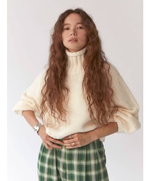 Ungrid | ローゲージハイネックショートニット(ニット/セーター)