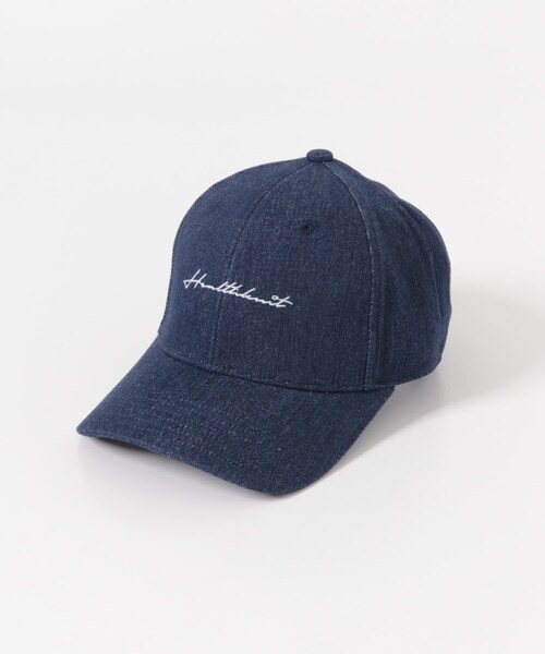 ITEMS URBANRESEARCH(アイテムズ アーバンリサーチ)の「Healthknit ロゴ刺繍 CAP(キャップ・メンズ・BLK/BEG/IDG BLU・-)」の3枚目の写真