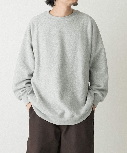 EKAL（エカル）の「QUICK DRY クルースウェット（スウェット・メンズ・グレー/ブラック・M/L）」の15枚目の写真